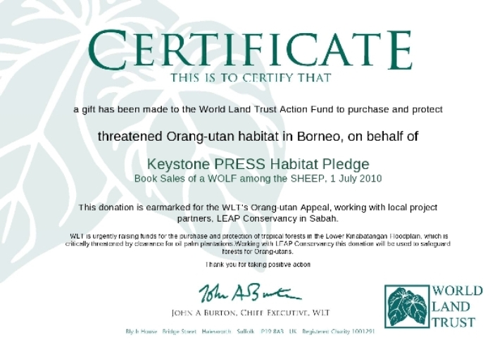 Habitat Certificate